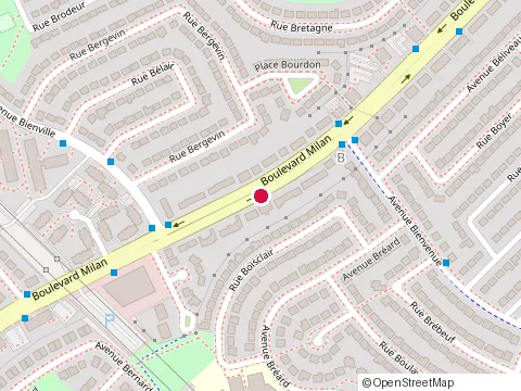 Location of Piscines Platinum, Brossard