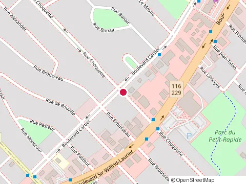 Location of Pizza Extra Enr at 268 Rue Choquette, Beloeil