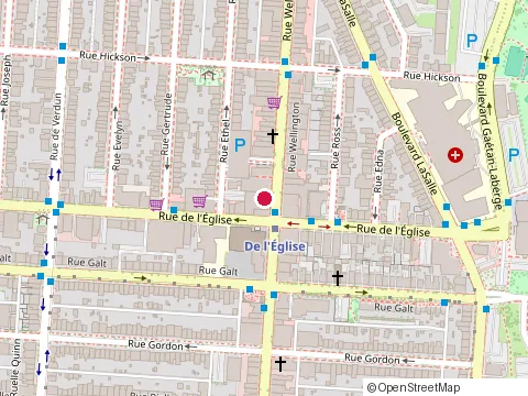 Location of Pizza Hut Verdun at 3969 Wellington Street, Verdun