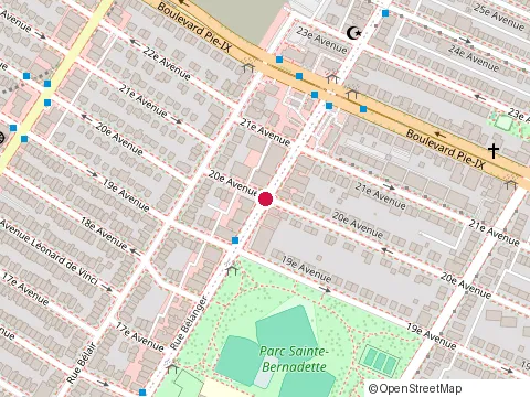 Location of Pizza la Belangerie at 3882 Rue Belanger, Montréal