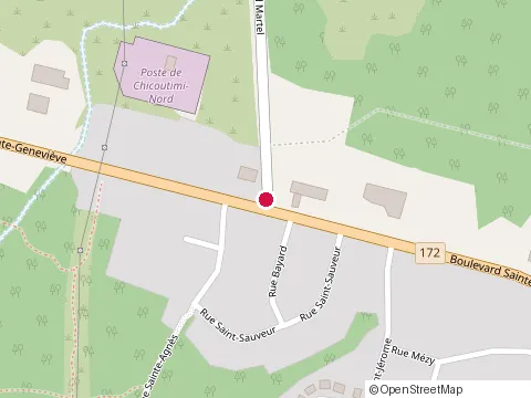 Location of Pizza Salvatore at 1185 boulevard Sainte-Genevieve, Chicoutimi