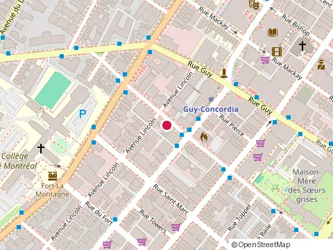Location of Pizzella at 2080 Rue Saint-Mathieu, Montréal