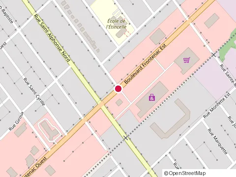Location of Pizzeria du Boulevard at 83 Bd Frontenac E, Thetford Mines