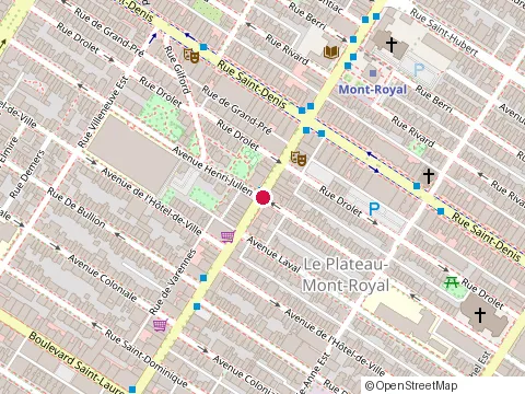 Location of Pizzeria Romeo at 285 avenue du Mont-Royal E, Montréal