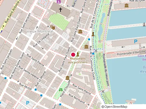 Emplacement de Place de Montreal au 201 Place d'Youville, Montréal