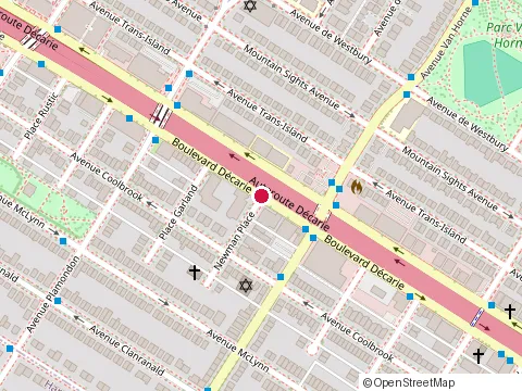 Location of Placements Sergakis Inc at 6290 boulevard Decarie, Montréal