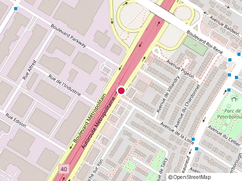 Location of Plani Pro Inc at 8300 boulevard Metropolitain E, Anjou