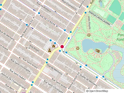 Location of Plateau Mont Royal Studios at 1101 Rachel East, Montréal