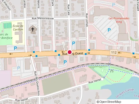 Location of Plongee Aqua-Mundo at 45 Rue Cate, Sherbrooke