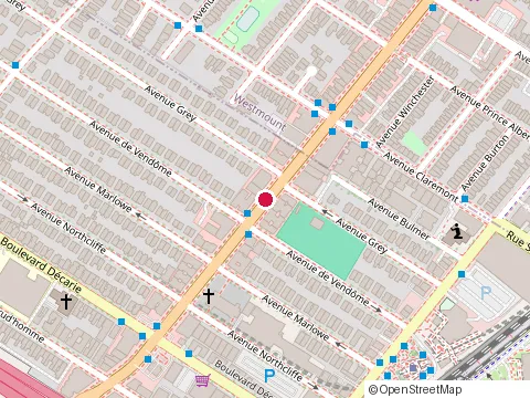Location of Poissonnerie Sherbrooke - Epicerie Fine at 5121 Sherbrooke St W, Montréal