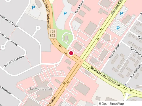 Location of Polyclinique du Saguenay at 874 Bd de l'Université, Chicoutimi
