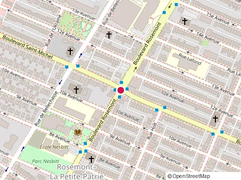 Location of Poulet 3 Pattes at 3224 Bd Rosemont, Montréal