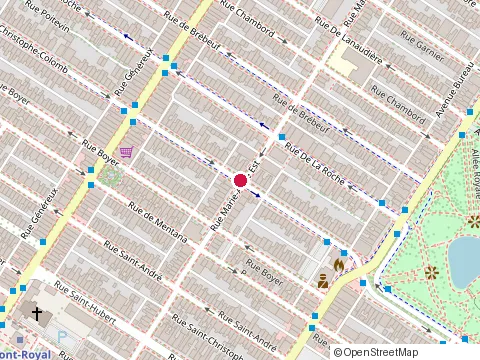 Location of Precision Coaching at 1013 Rue Marie-Anne E, Montréal