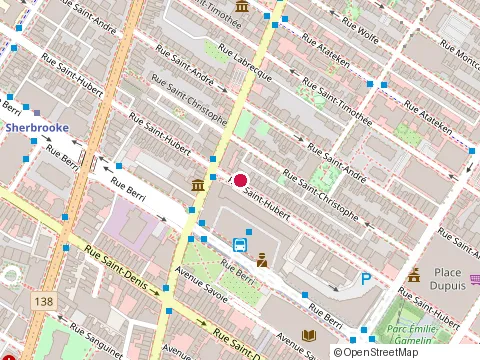 Location of Premium Film at 1081 St A, Montréal