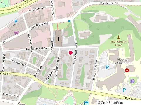 Location of Primaco at 273 Rue du Seminaire, Chicoutimi