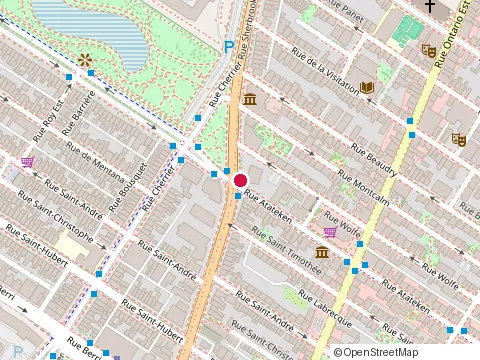Location of Primus Immigration at 2006 rue Atateken, Montréal