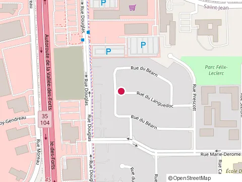 Location of Pro Pieux Fondations at 677 Rue du Languedoc, Saint-Jean-sur-Richelieu