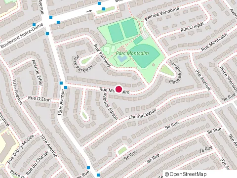 Location of Pro-Piscine Cp at 1492 Rue Montcalm, Laval