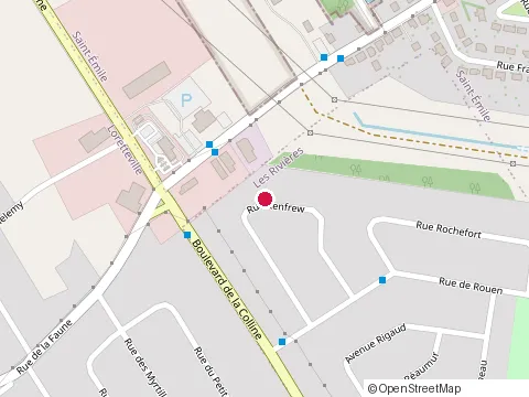 Location of Pro-Tec-Toit at 995 Rue Rivard, Québec