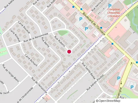Emplacement de Provil Inc au 498 Rue Rachel, Québec