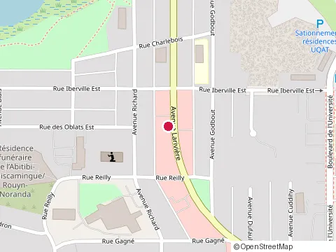 Location of Pub Goût Gueule at 471 avenue Larivière, Rouyn-Noranda