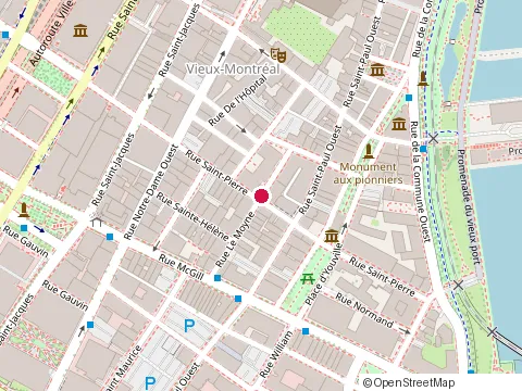 Location of Pub Saint Pierre at 410 Rue Saint-Pierre, Montréal
