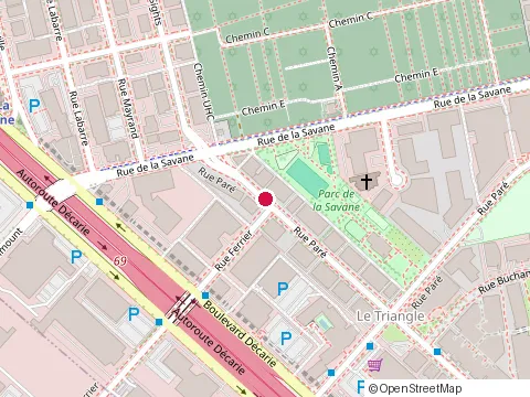 Location of Pushap at 5195 Pare St, Montréal