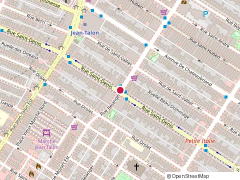 Location of Quebec Soccer Journal at Rue Saint-Denis 6900, Montréal