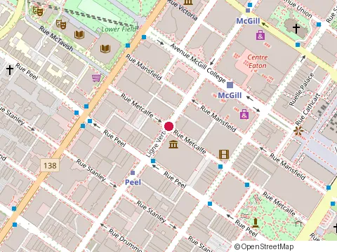 Location of Quotient Forensic Accountants Inc at 999 boulevard de Maisonneuve O
 Bureau 1820, Montréal