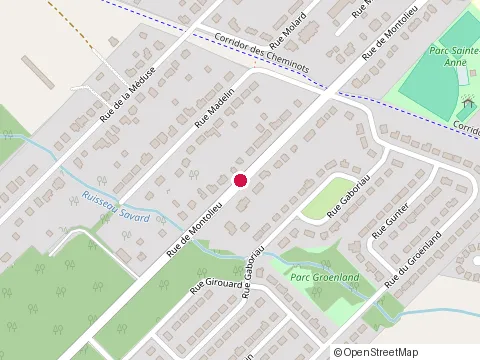 Location of Réalisations Second Concept Inc. at 1281 Rue de Montolieu, Québec