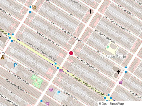 Location of Realisations Vico at 6530 Rue de la Roche, Montréal