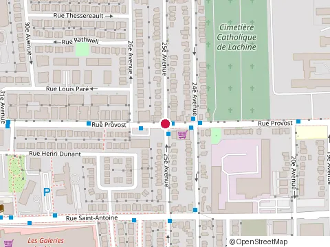 Location of Refex Beton Inc at 777 25E Ave, Lachine