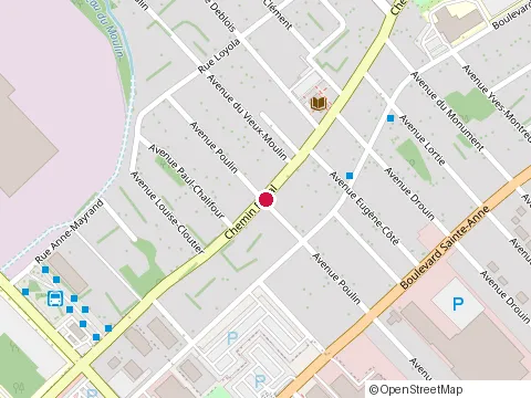 Emplacement de Refrigeration R Levesque Inc au 3000 Chemin Royal, Québec