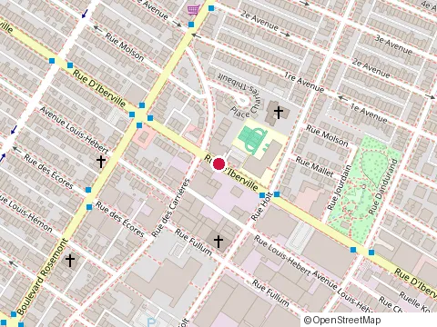 Location of Regroupement Partage, Montréal