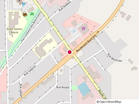 Location of Relais du Lion at 108 route 116 E, Princeville