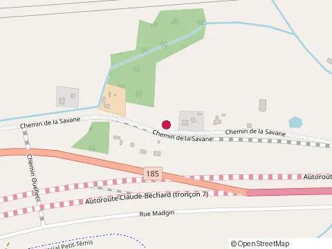Location of Relais la Station at 176 Rue Raymond Rr 1, Saint-Louis-du-Ha! Ha!