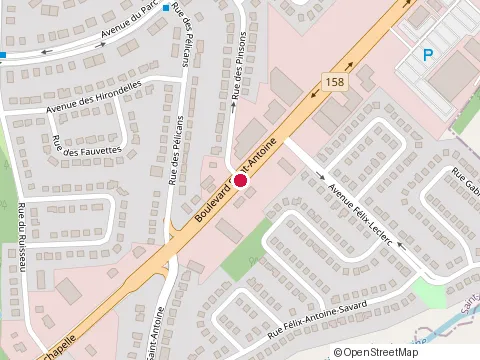 Location of Remorquage Mirabel St-Canut at 14490 Rue des Pinsons, Mirabel