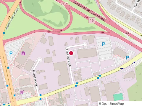 Location of Remorques Labelle at 545 Lindbergh, Laval