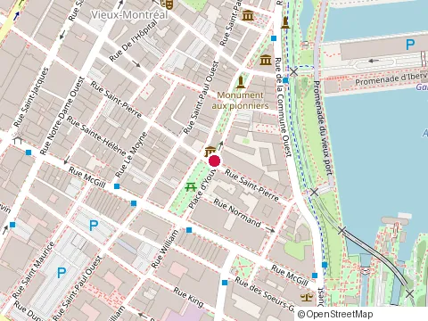 Location of Renno Vathilakis Inc. at 145 St-Pierre Street, Montréal