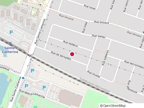 Location of Renovations Woody at 33 Rue de Versailles, Saint-Constant
