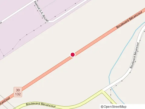Location of Residences Assomption at 1950 boulevard Becancour, Bécancour