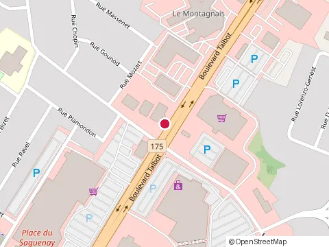 Location of Restaurant Al-Van-Houtte at 1401 boulevard Talbot, Chicoutimi