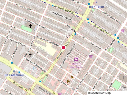 Location of Restaurant Alep at 199 Rue Jean-Talon E, Montréal