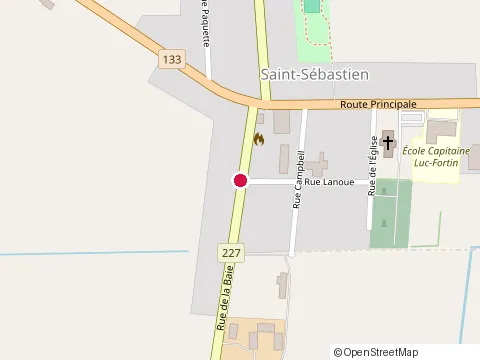Location of Restaurant Alyce at 127 Route 133 Rr 1, Saint-Sebastien