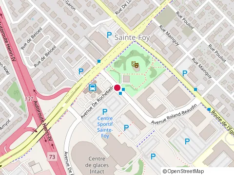 Location of Restaurant Arena de Ste Foy at 930 avenue Roland-Beaudin, Sainte-Foy