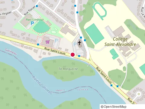 Location of Restaurant au Coq Admin at 2368 Rue Saint-Louis, Gatineau