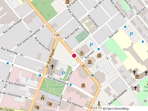 Location of Restaurant au Four À Bois at 329 Rue Laviolette, Trois-Rivières