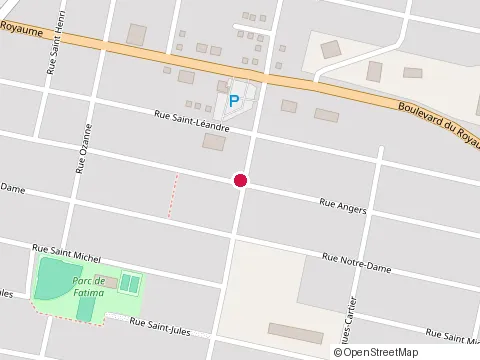 Location of Restaurant aux 3 Points at 3645 Royaume Blvd, Jonquière
