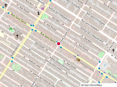 Location of Restaurant aux Vieux Duluth at 351 avenue Duluth E, Montréal