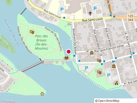 Location of Restaurant Bâtiment B at 940 place de l'Île-des-Moulins, Terrebonne
